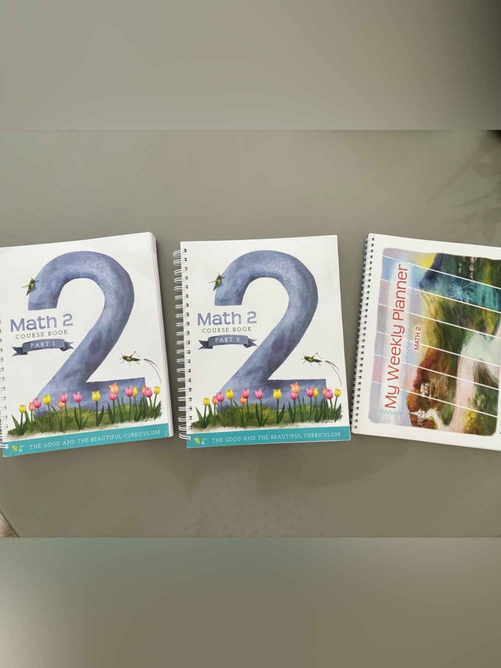 New! TGTB Math 2 Part 1 and Part 2 books.